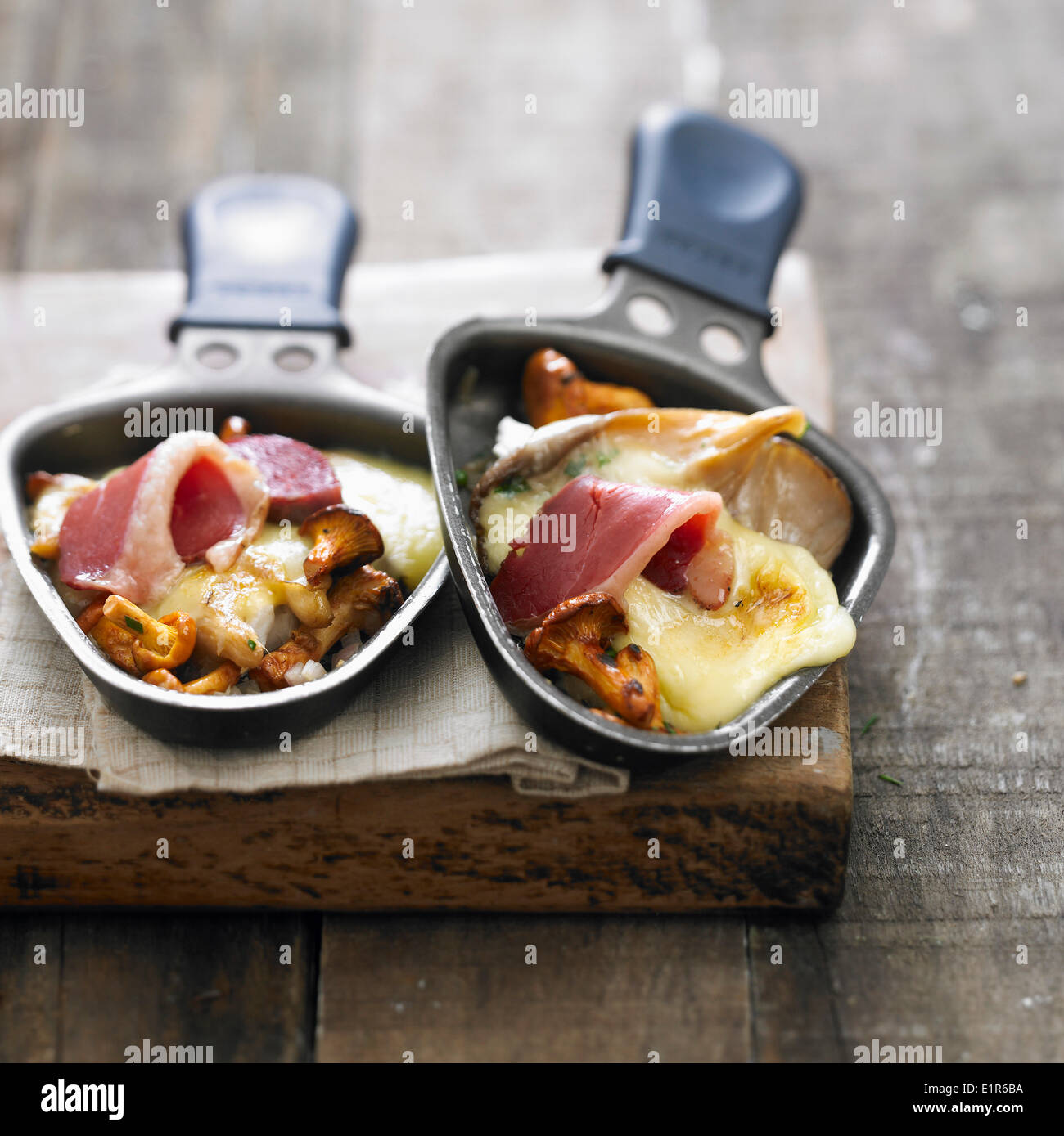 Raclette Forestière Stock Photo