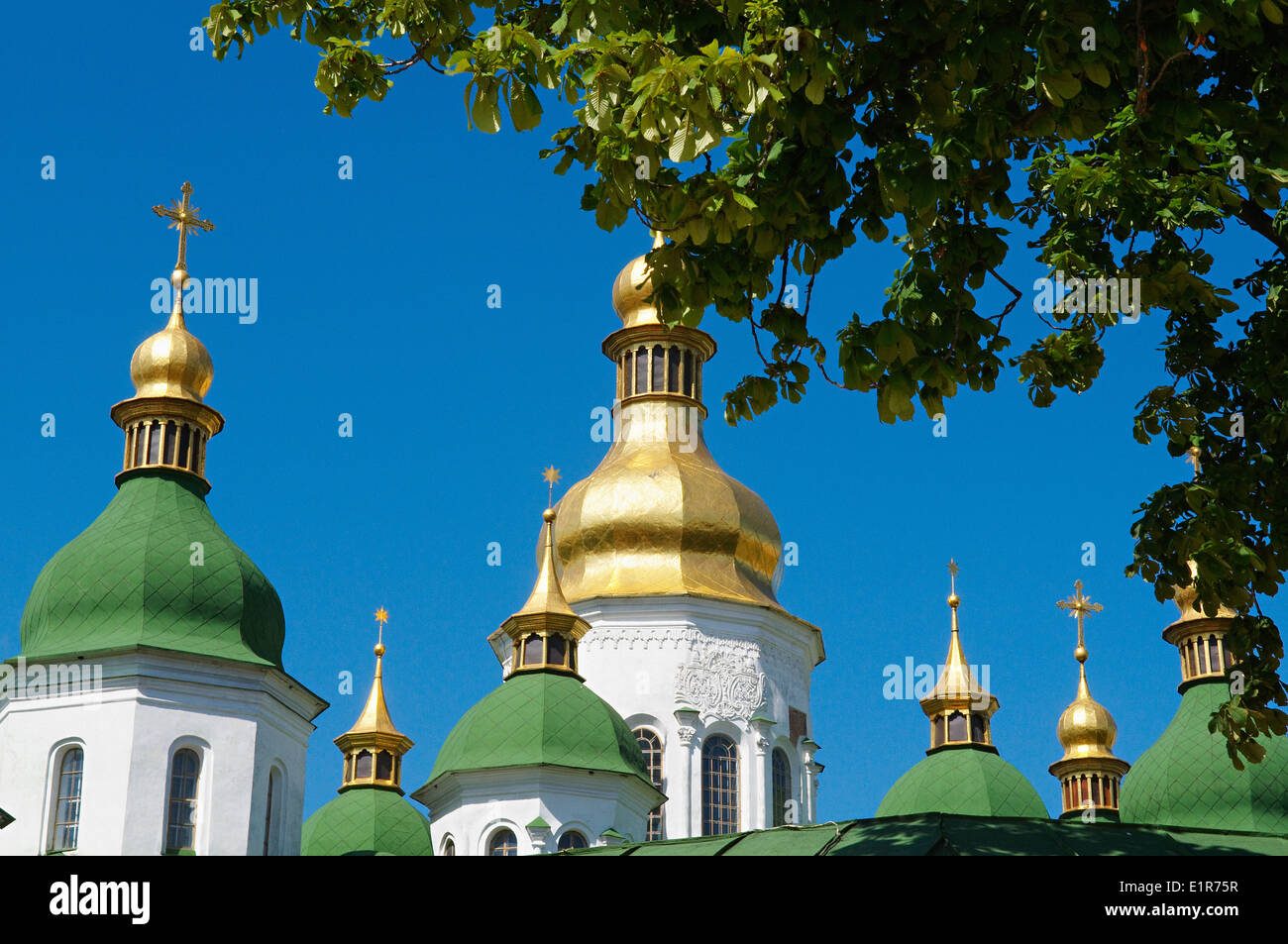Ukraine, Kiev, St Sophia's Cathedral. Unesco world heritage Stock Photo