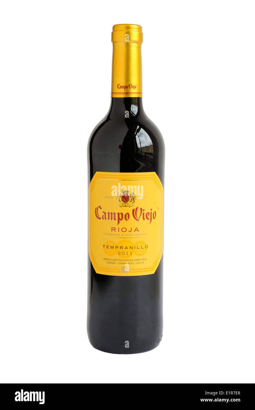 A bottle of Campo Viejo rioja wine Stock Photo
