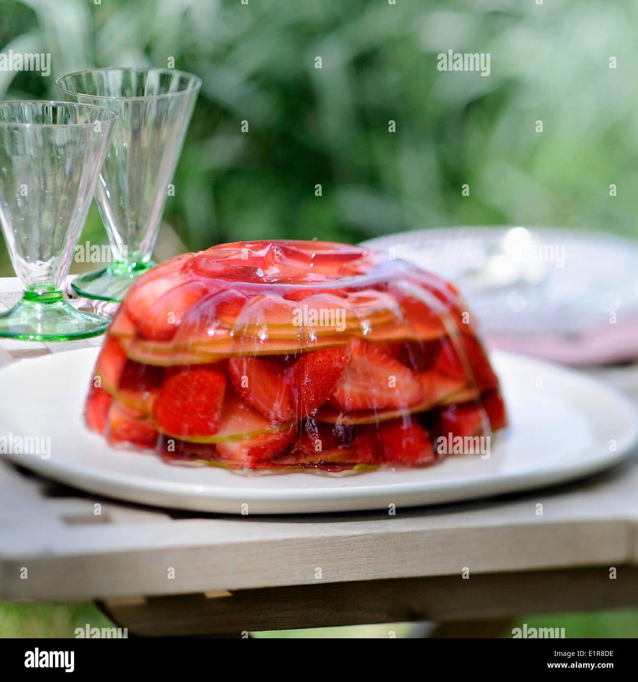 Fruit jelly Stock Photo