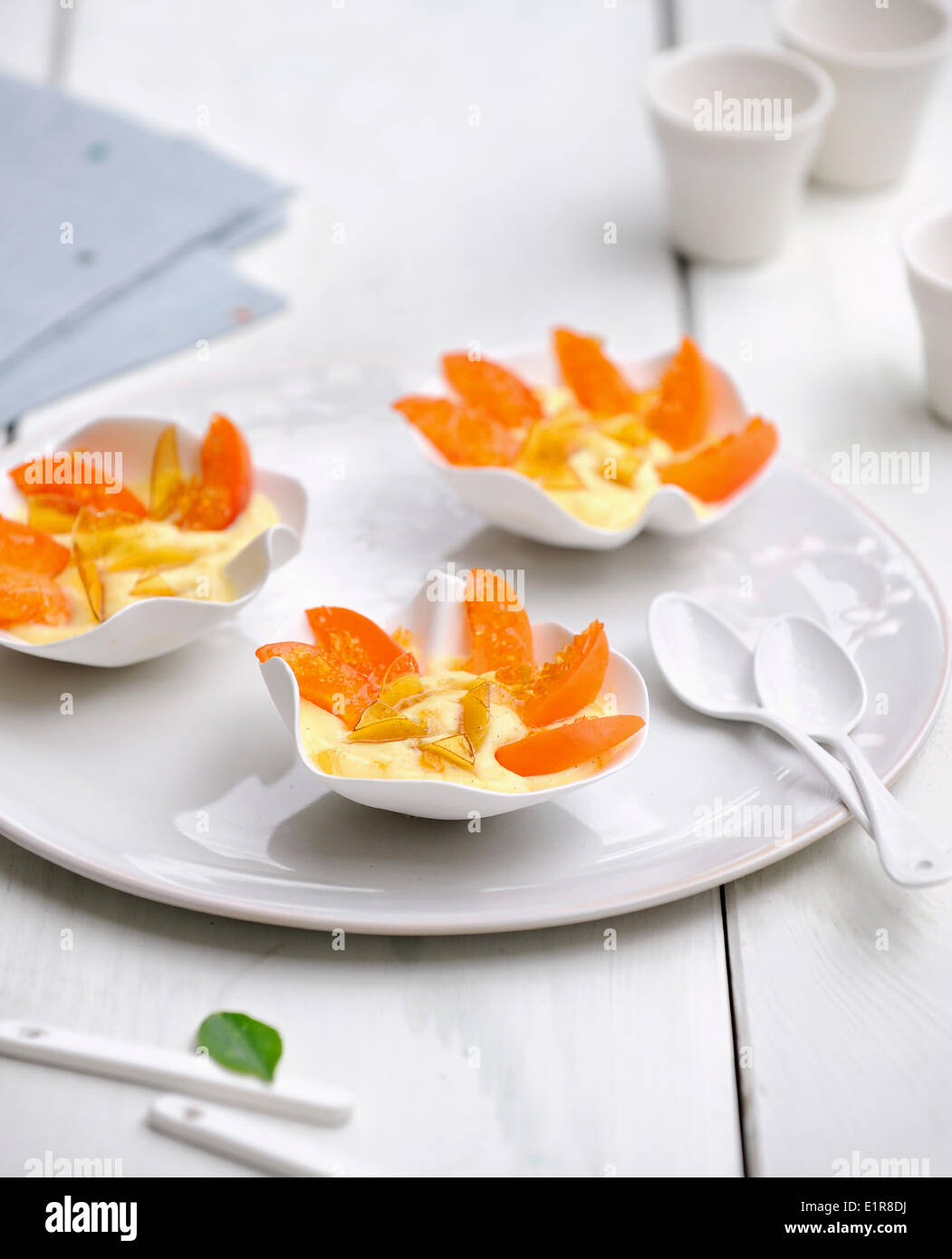 Catalan cream Stock Photo