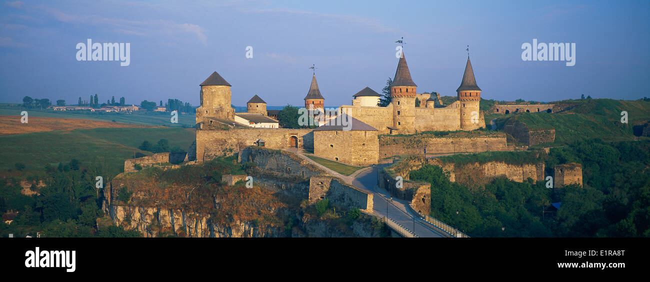 Ukraine, Khmelnystskyi province, fort of kamenets podolski. Stock Photo