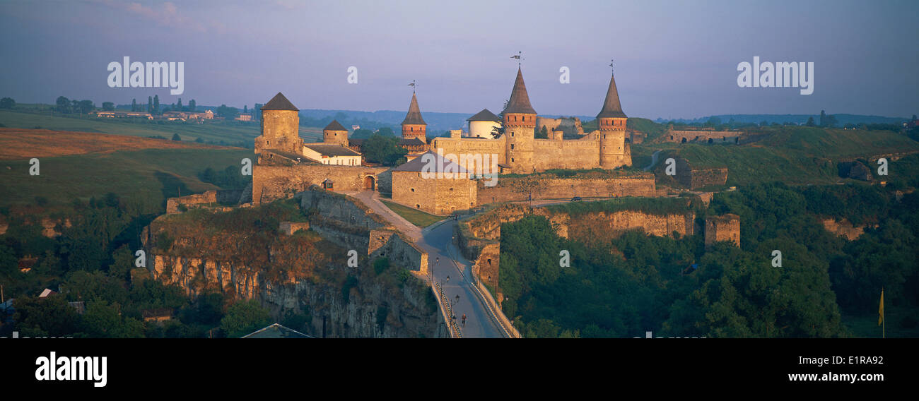 Ukraine, Khmelnystskyi province, fort of kamenets podolski. Stock Photo