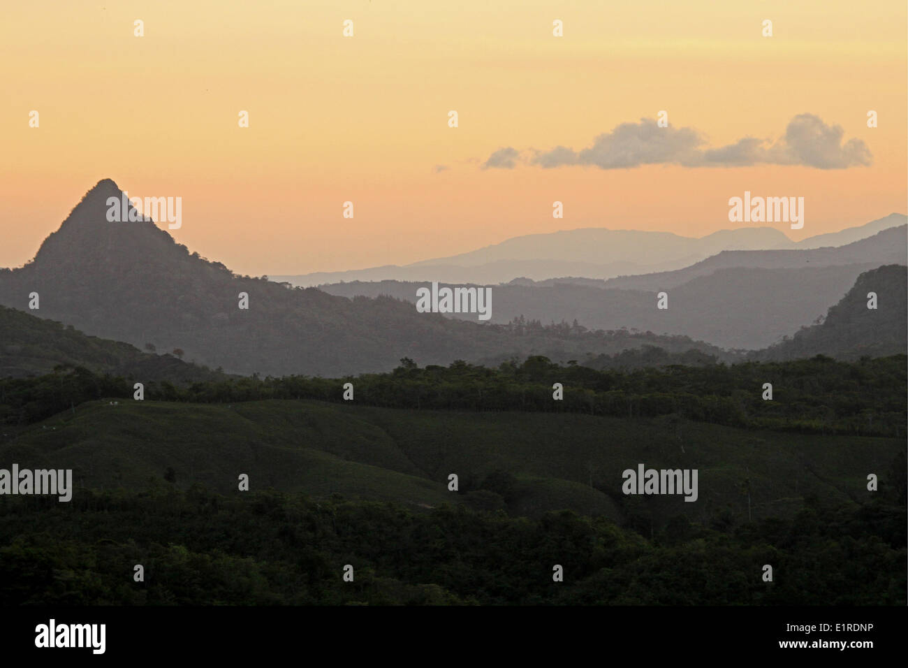 landscape near Chiguiro¡ Arriba Stock Photo