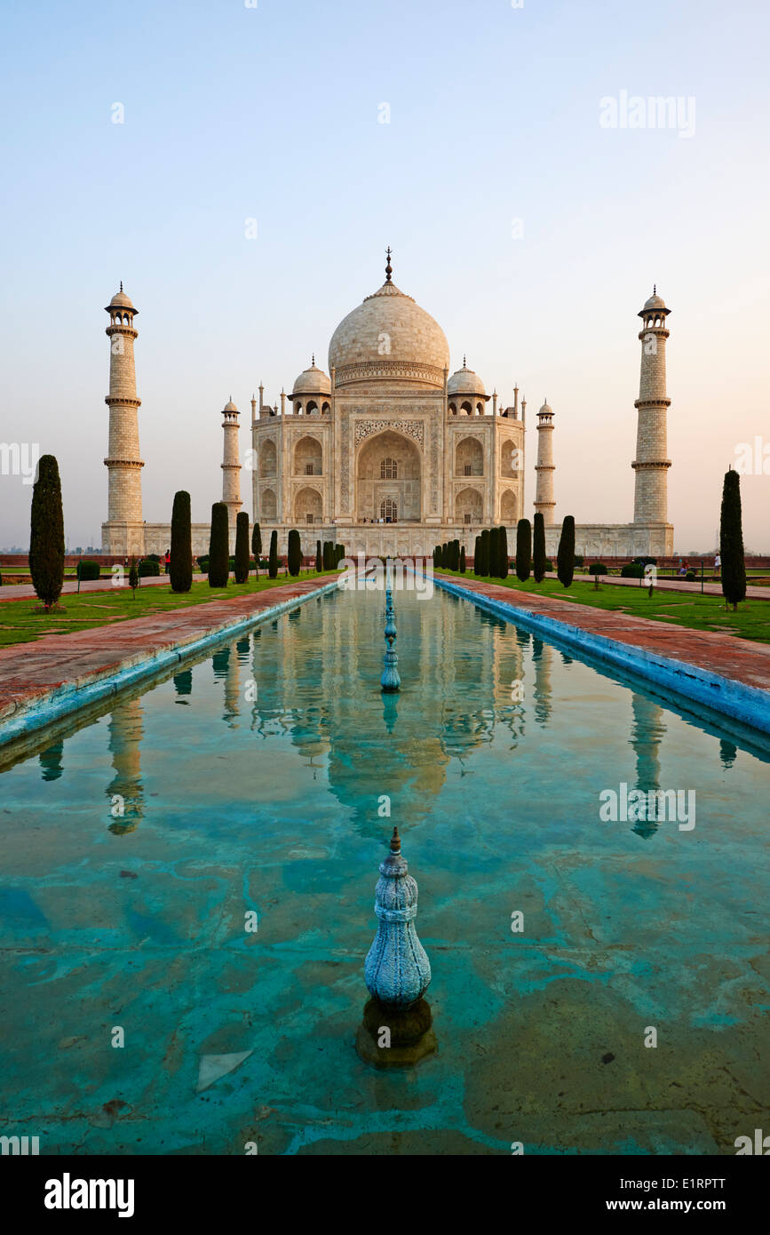 India, Uttar Pradesh state, Agra, Taj Mahal, Unesco world heritage Stock Photo