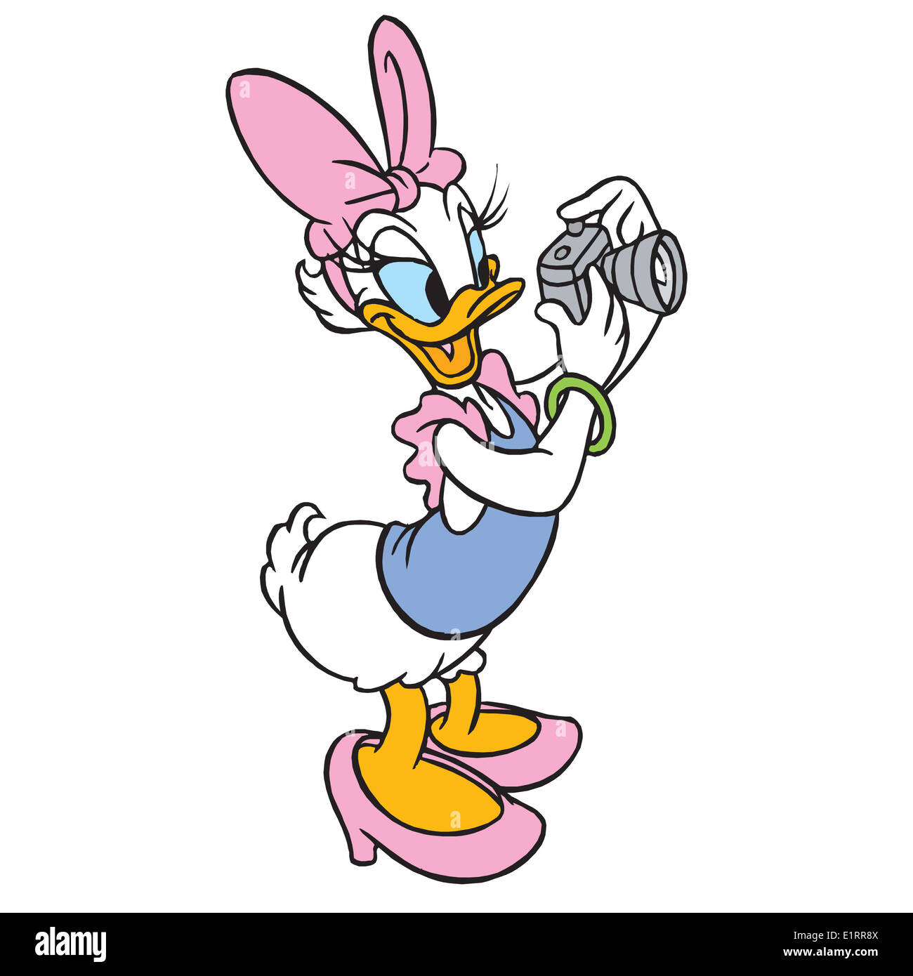 Daisy duck vector illustration Stock Photo - Alamy