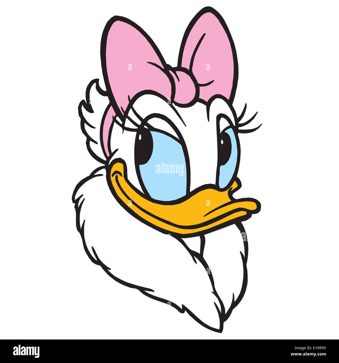 Daisy duck vector illustration Stock Photo - Alamy