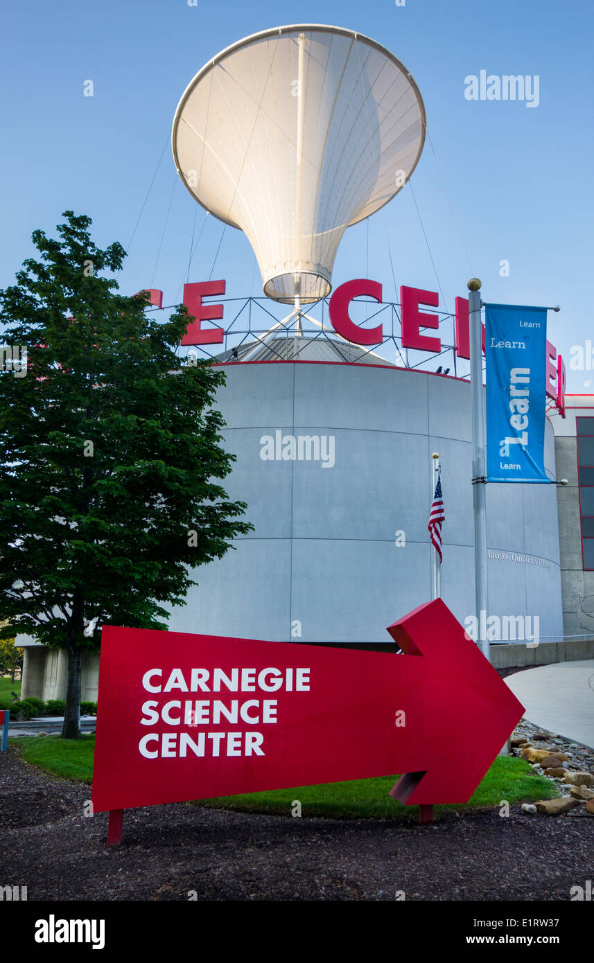 Carnegie science center in Pittsburgh PA Stock Photo