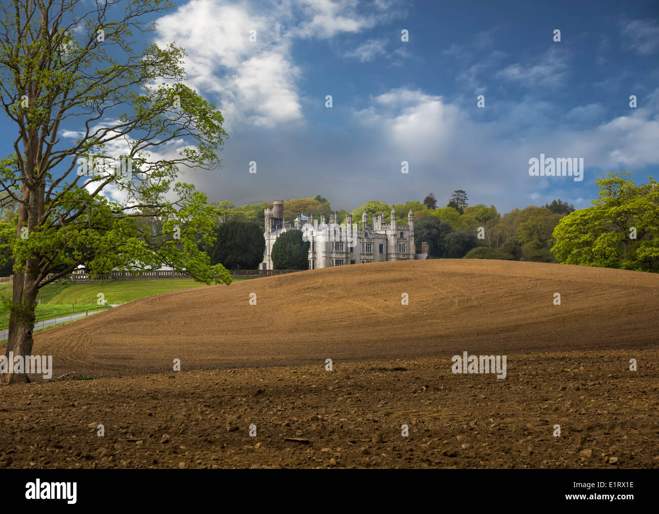Castle in Northern Ireland Stock Photo