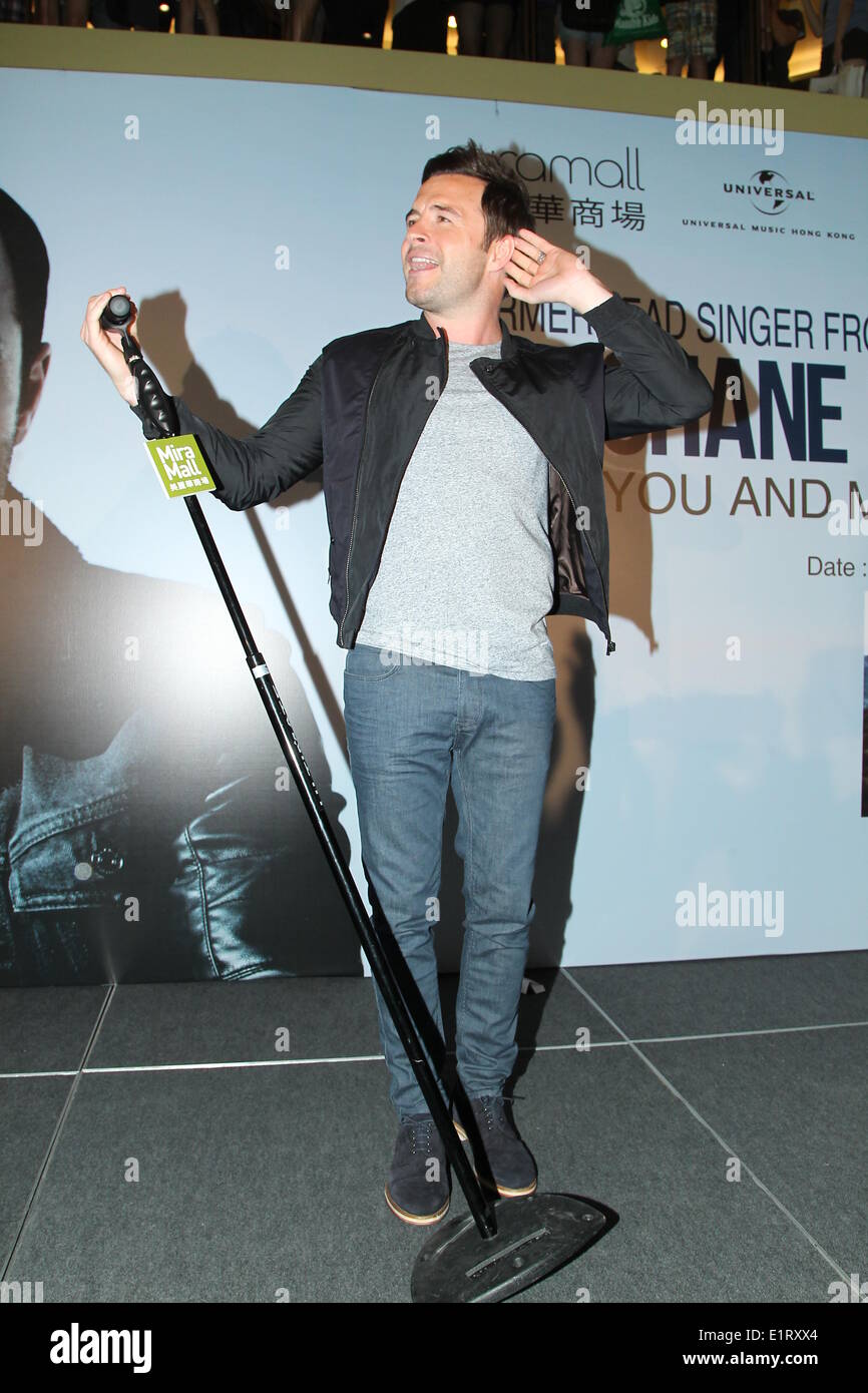 Hong Kong, China. 7th June, 2014. Former lead singer from Westlife Shane Filan promotes new album 'You And Me' in Hong Kong, China on Saturday June 7, 2014. © TopPhoto/Alamy Live News Stock Photo