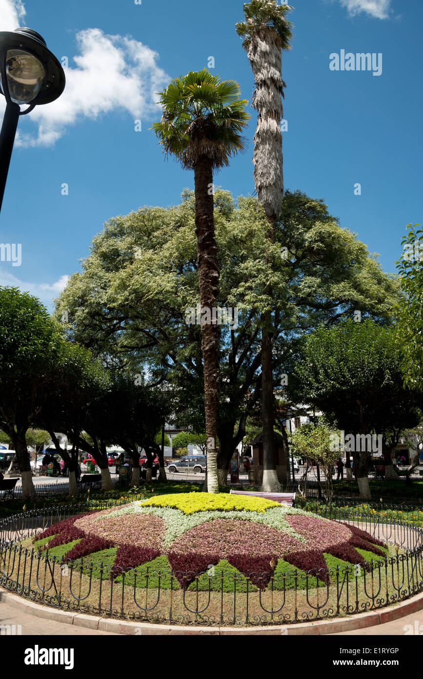 Main plaza or square in Sucre, Bolivia. Stock Photo
