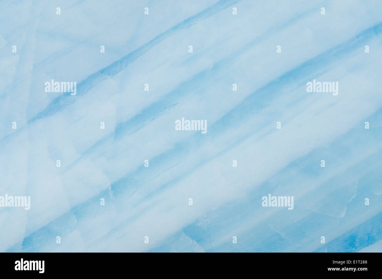 Patterns in Iceberg, Antarctic Peninsula. Stock Photo