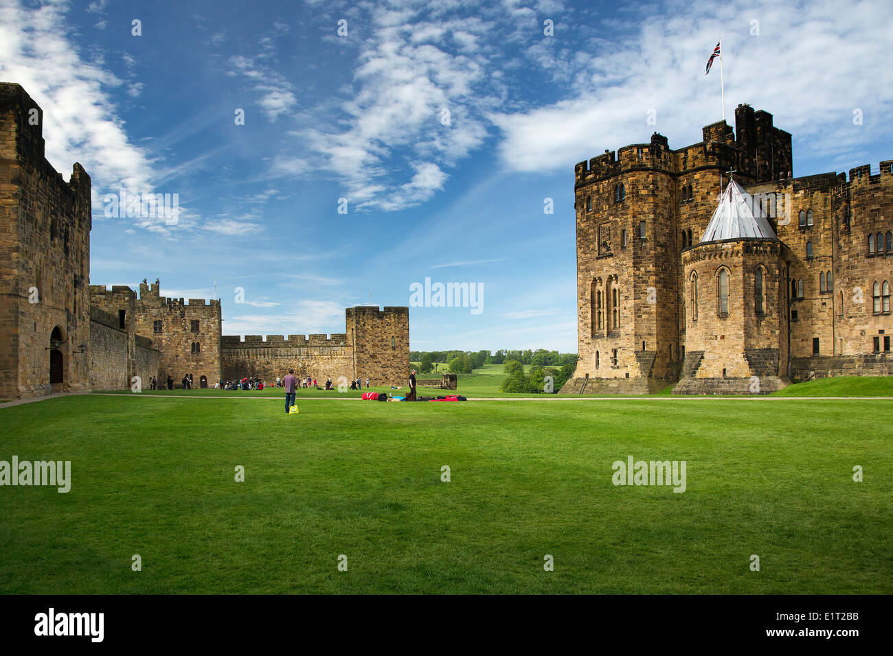 Toile le chateau d’Alnwick d'Harry potter