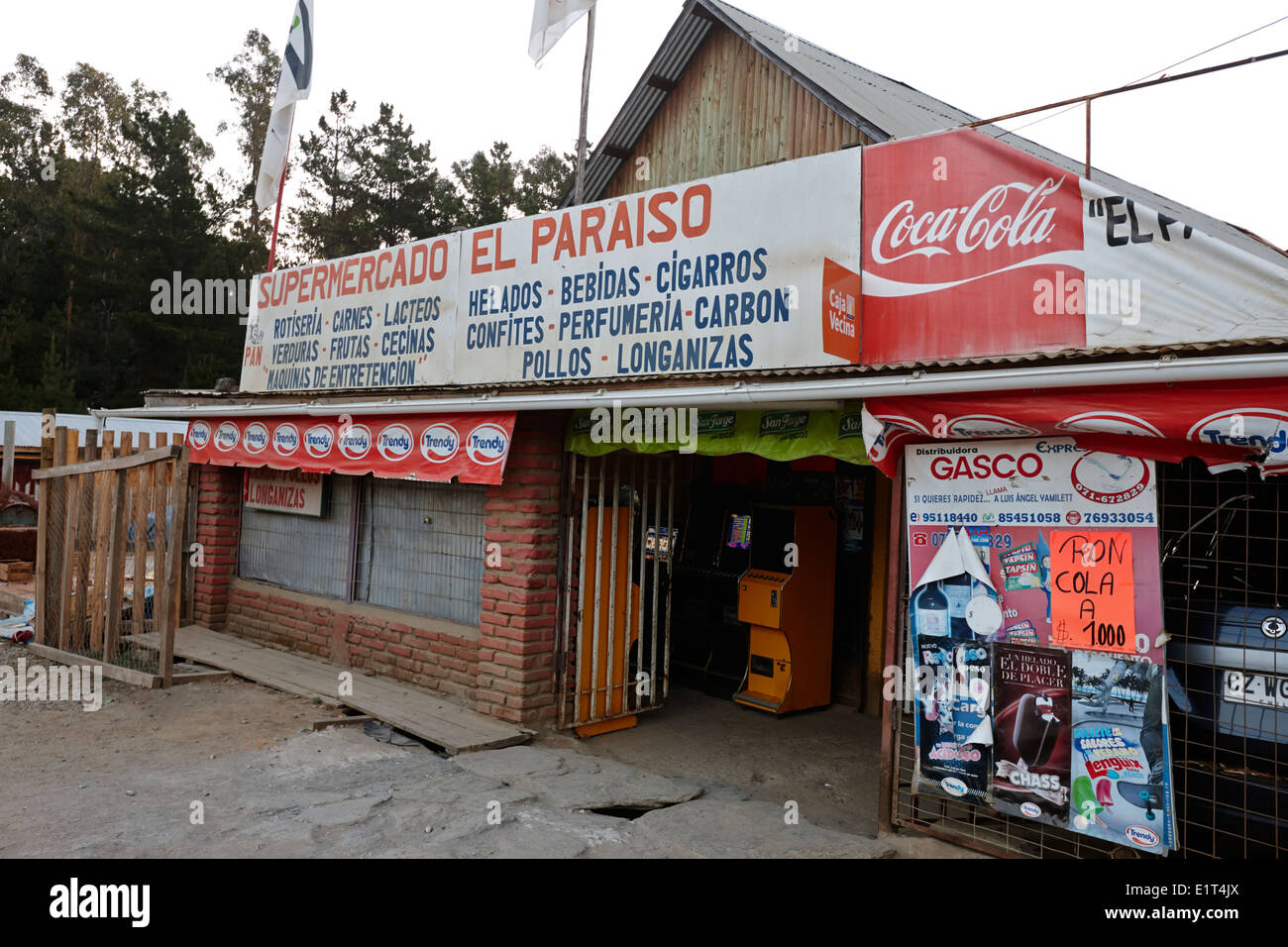 Small Local Rural Supermarket Los Pellines Chile Stock Photo 69986642 Small Local Rural Supermarket Los Pellines Chile Stock Photo 69986642