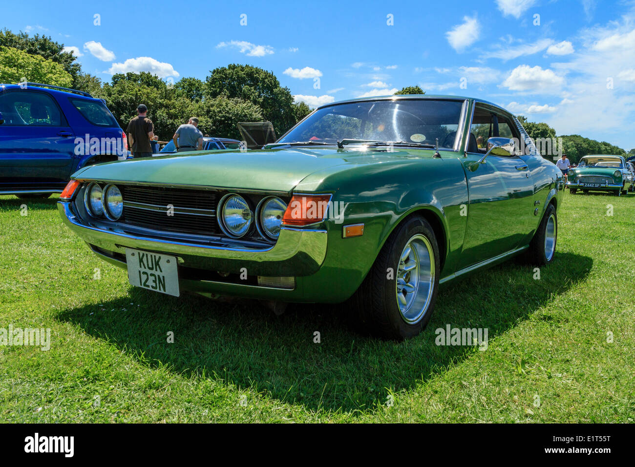 1970s Toyota Celica at classic car show Stock Photo