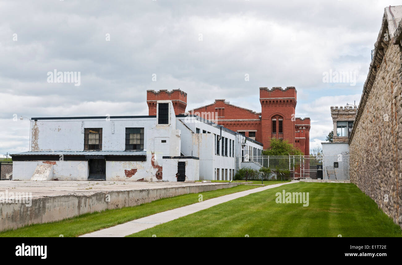 Montana, Deer Lodge, Old Montana Prison, operated 18711979 Stock Photo