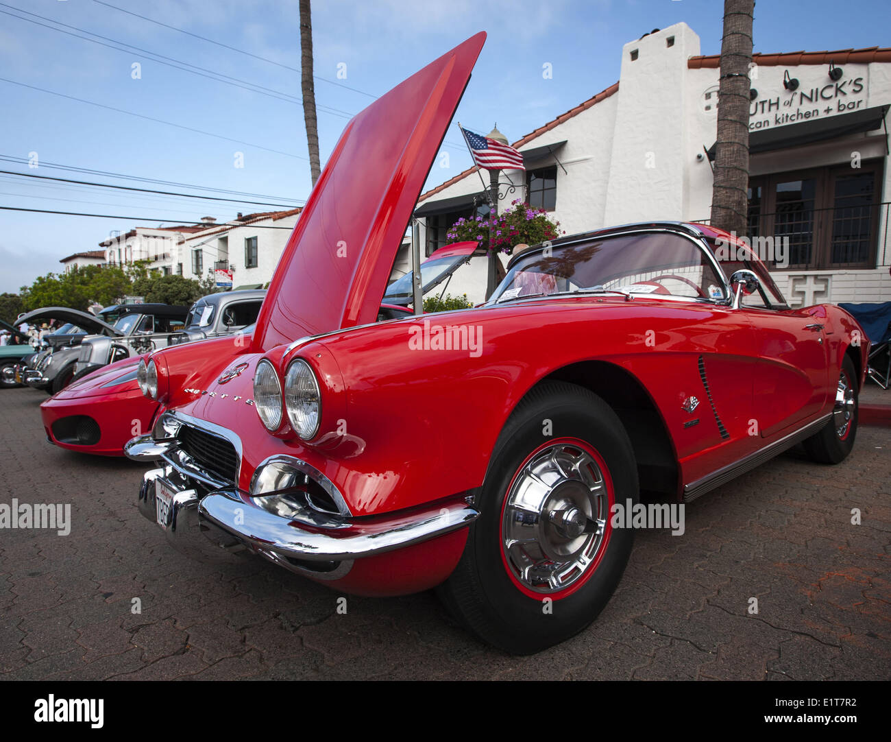 San Clemente, California, USA. 8th June, 2014. A 1950's era red