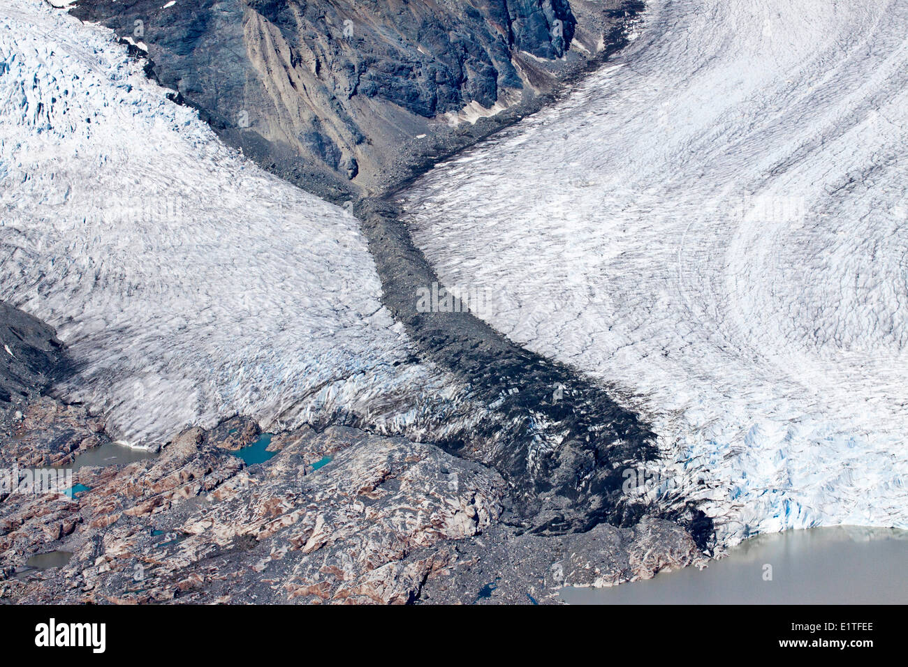 Coast Mountain glaciers in the Chilcotin Ark of British Columbia Canada Stock Photo