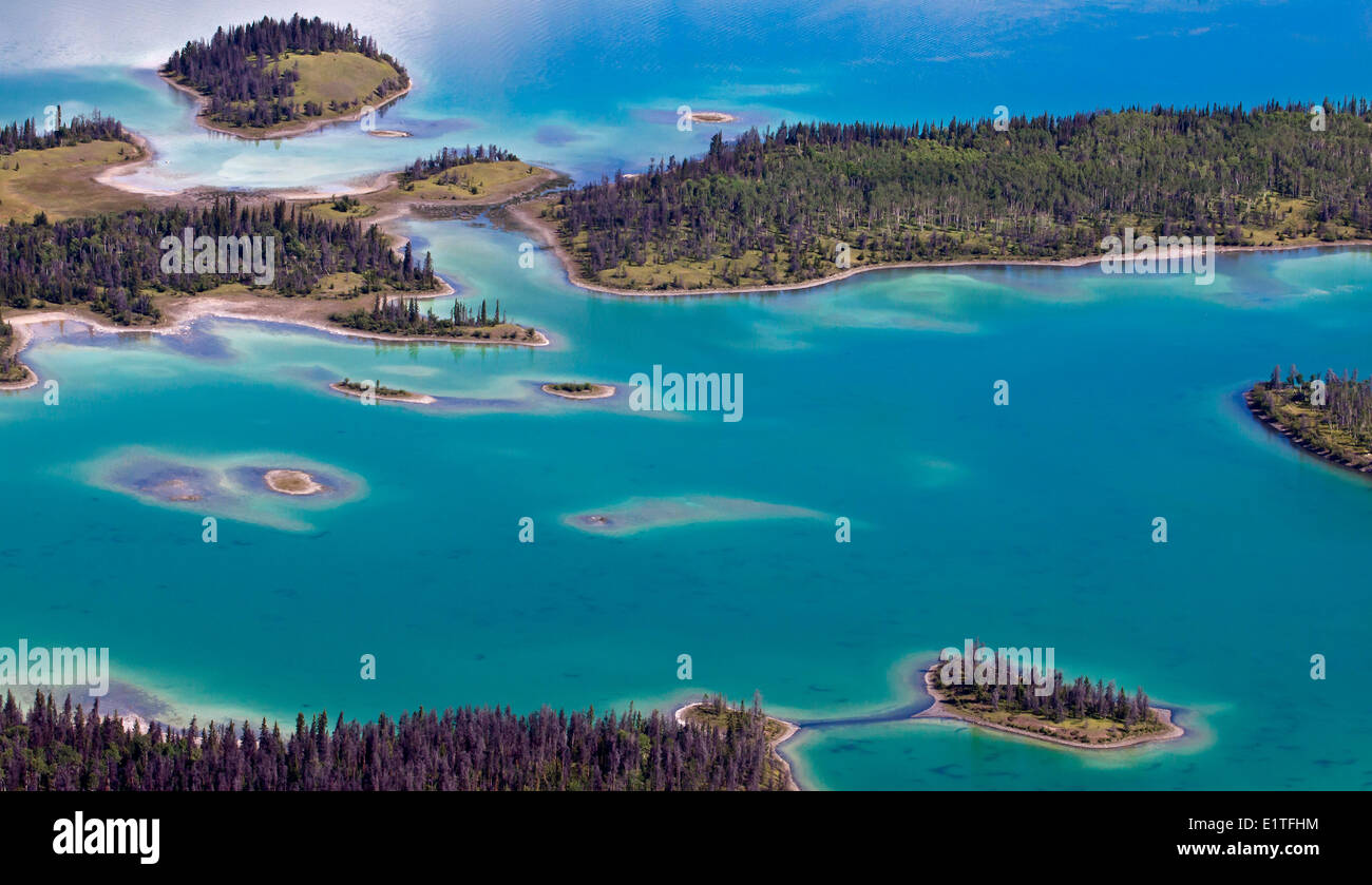 Aerial photography over the Cariboo region of British Columbia Canada