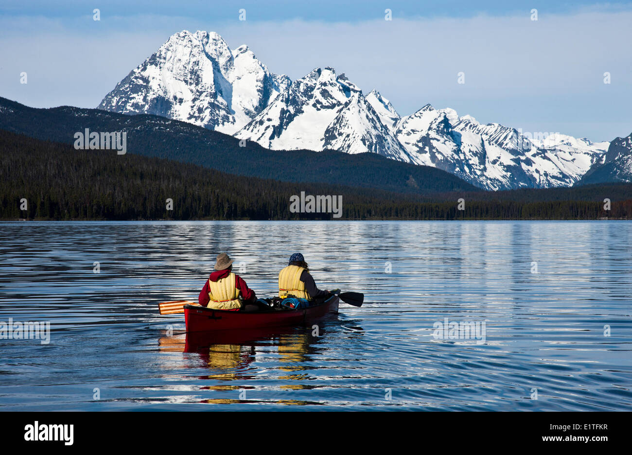 Canoeing on the turner lakes hires stock photography and images Alamy