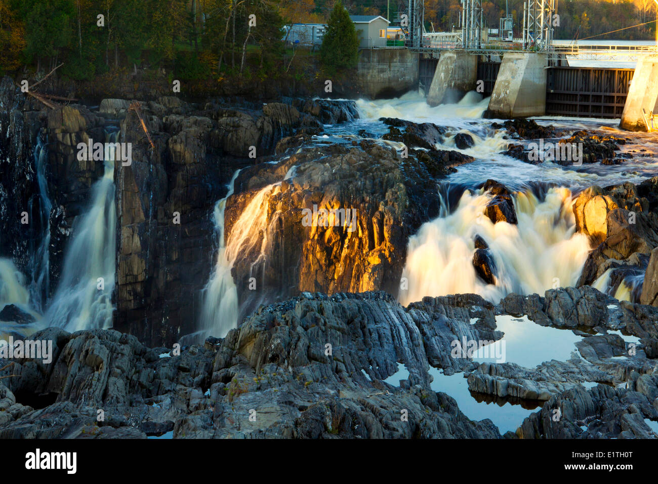 Grand Falls Grand Falls, New Brunswick, Canada Stock Photo Alamy
