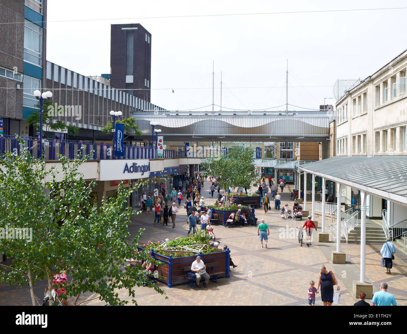 Merseyway shopping centre in Stockport Cheshire UK Stock Photo