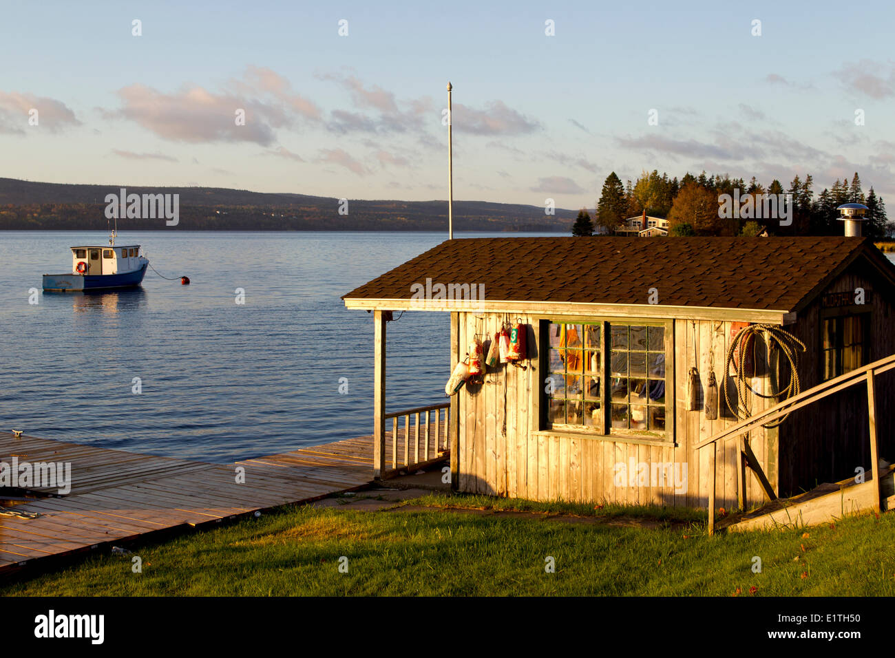 Baddeck, Bras d'or Lake, Cape Breton, Nova Scotia, Canada Stock Photo
