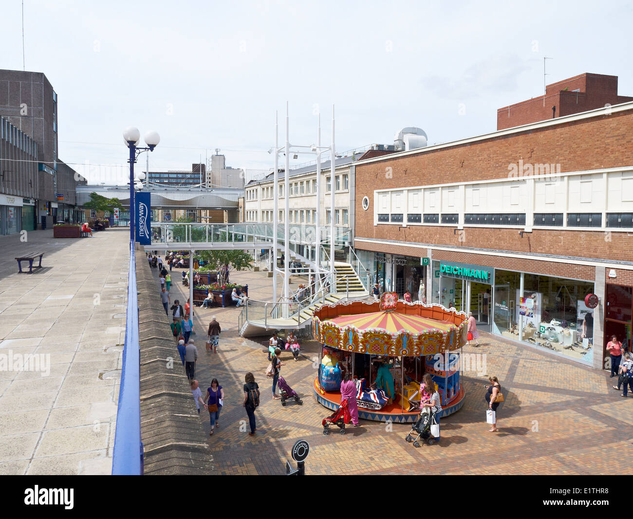 Merseyway shopping centre in Stockport Cheshire UK Stock Photo Alamy