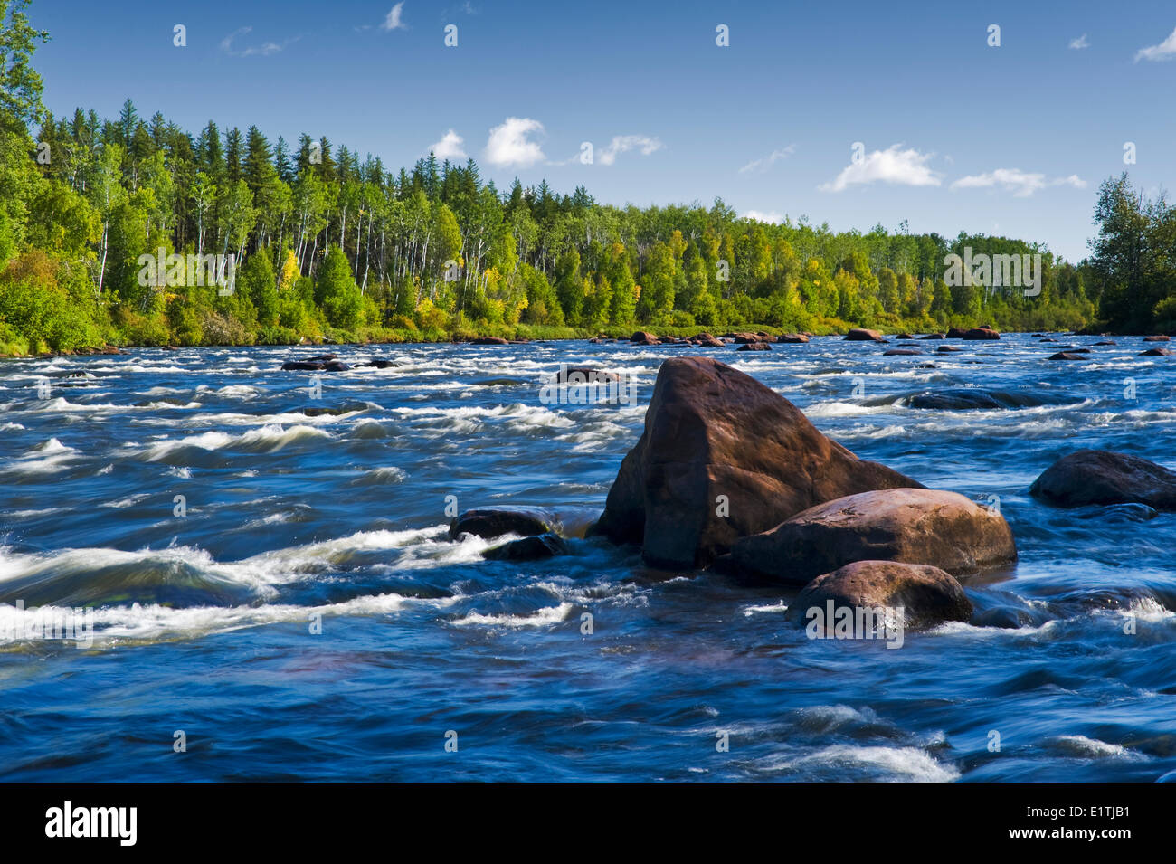 rapids along the Clearwater River, Clearwater River Provincial Park