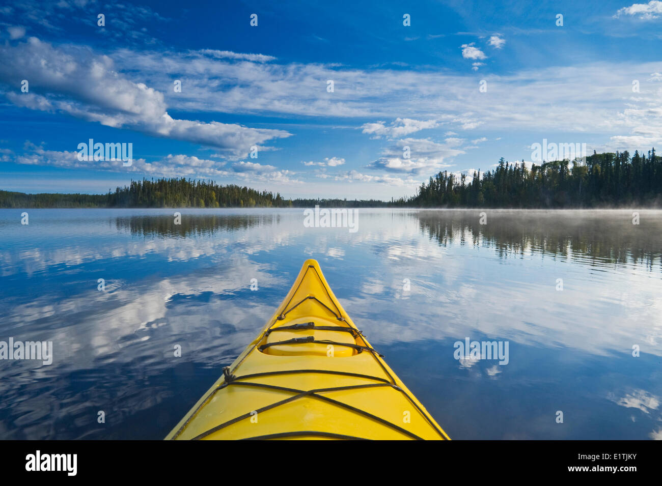 kayaking, Little Deer Lake, Lac La Ronge Provincial Park, Northern