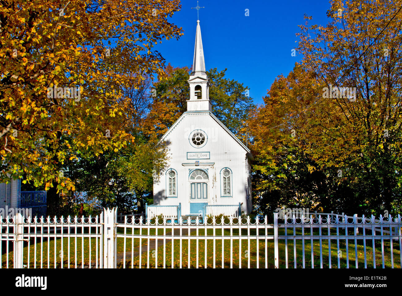Sainte Anne Chapel, Saint-Michel-de-Bellechasse, Quebec, Canada, Stock Photo