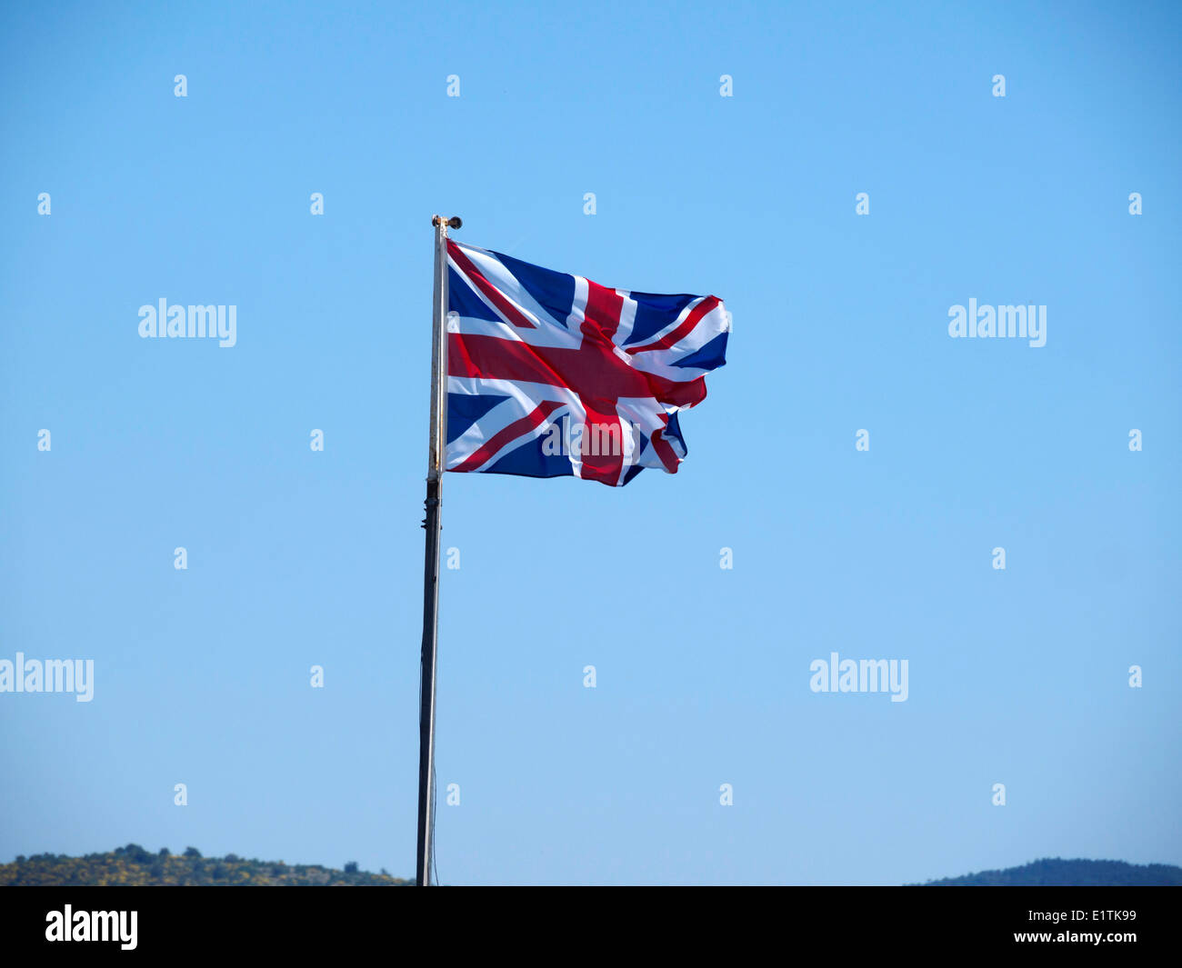United Kingdom flag Stock Photo