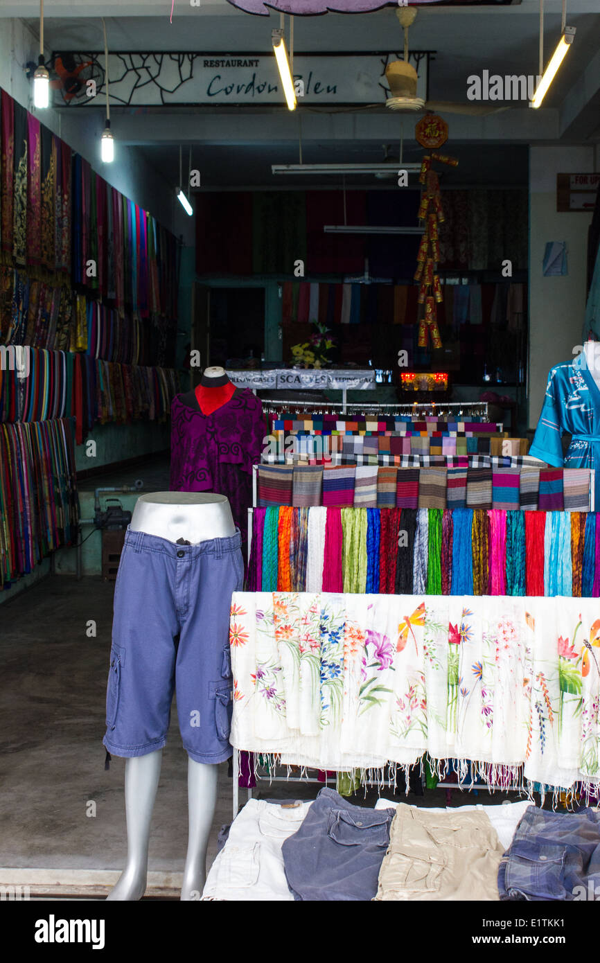 Hoi An’s renowned for the quality of its tailor shops. There are many to be found in the old town. Stock Photo