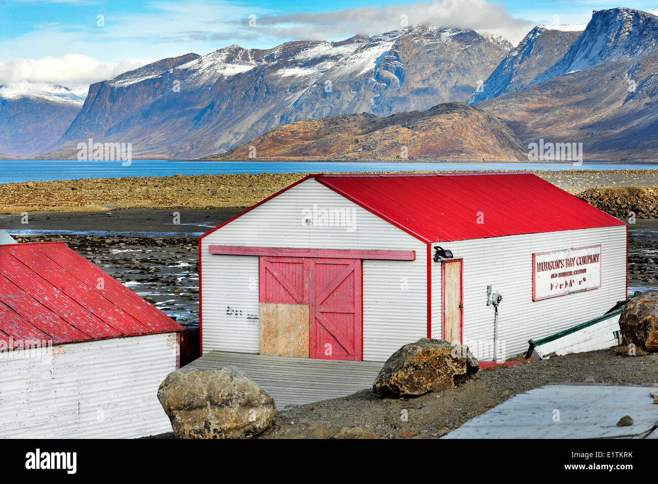 Hudson Bay Company Building Blubber Station High Resolution Stock