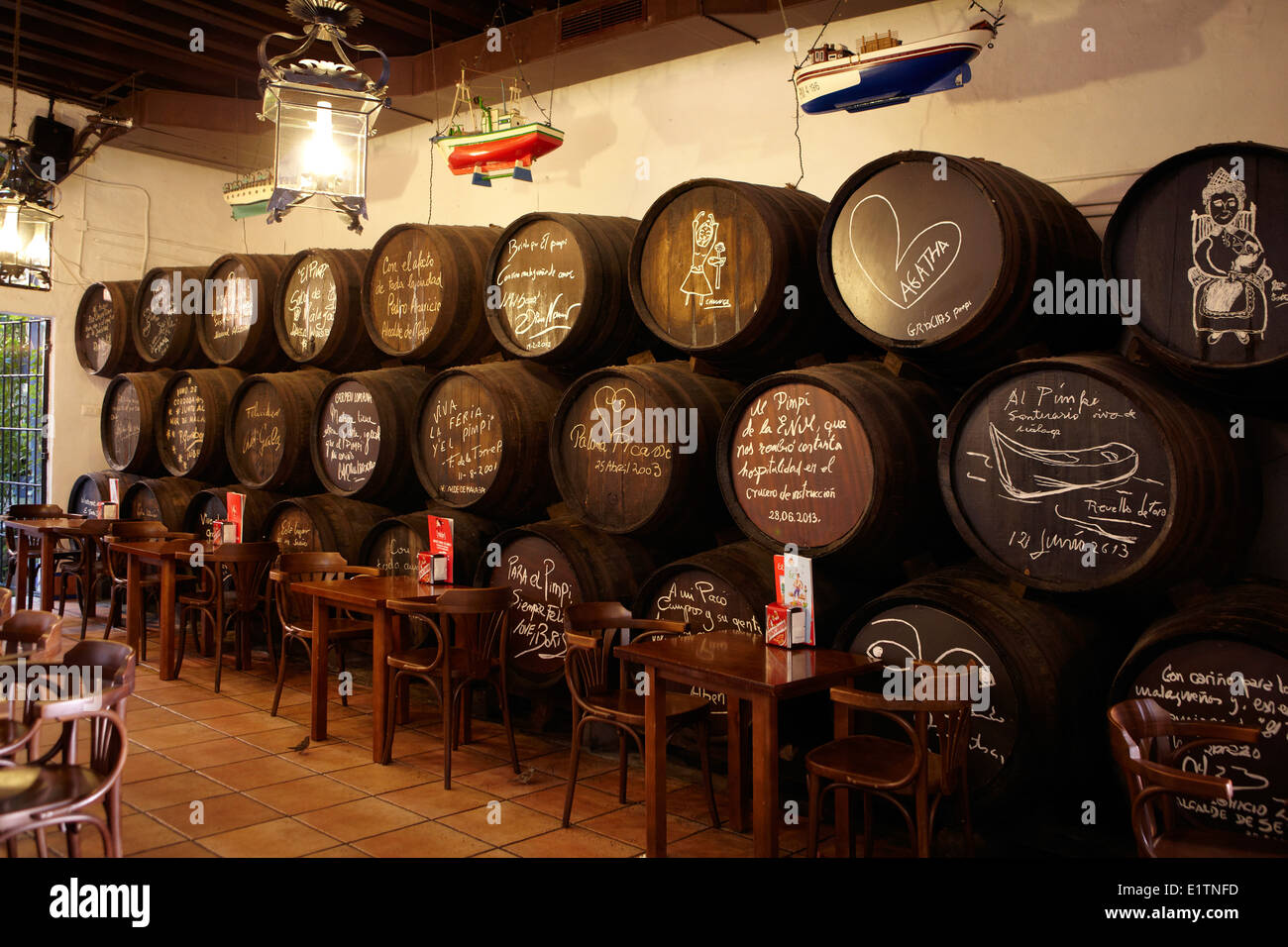 Malaga wine barrels hires stock photography and images Alamy