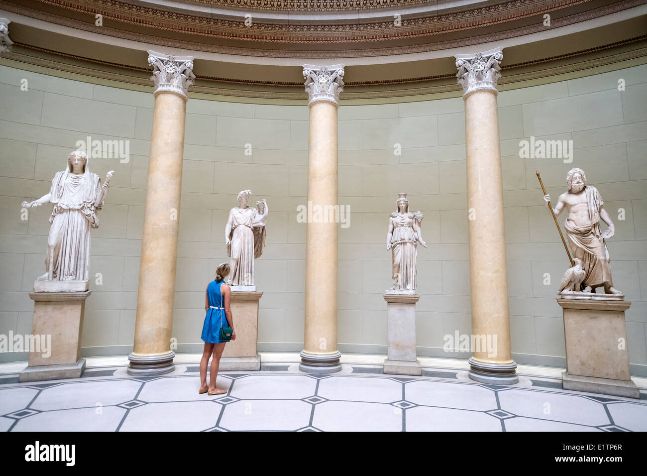 Interior of Altes Museum on Museum Island or Museumsinsel in Berlin Germany Stock Photo