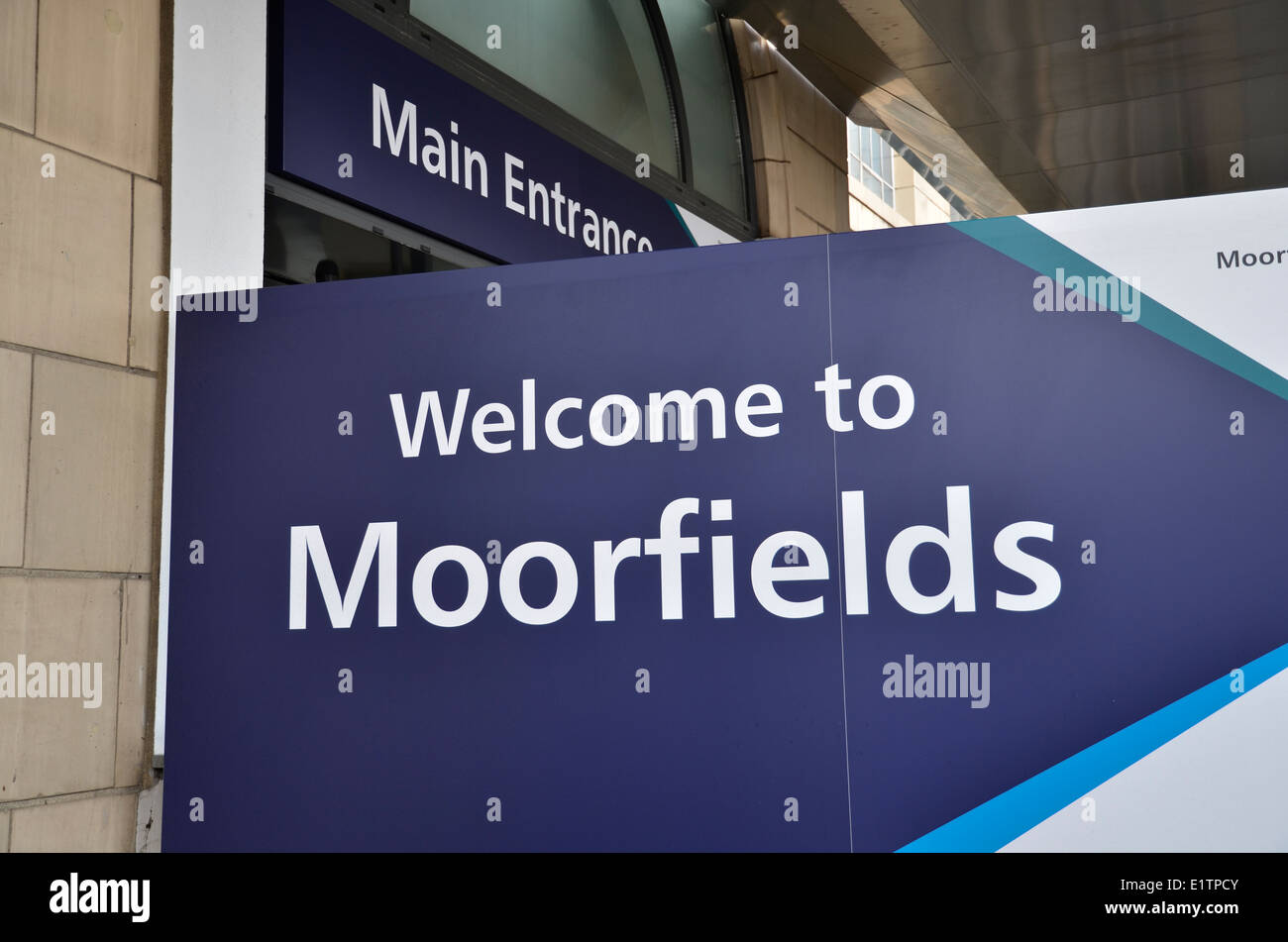 Moorfields Eye Hospital Stock Photo