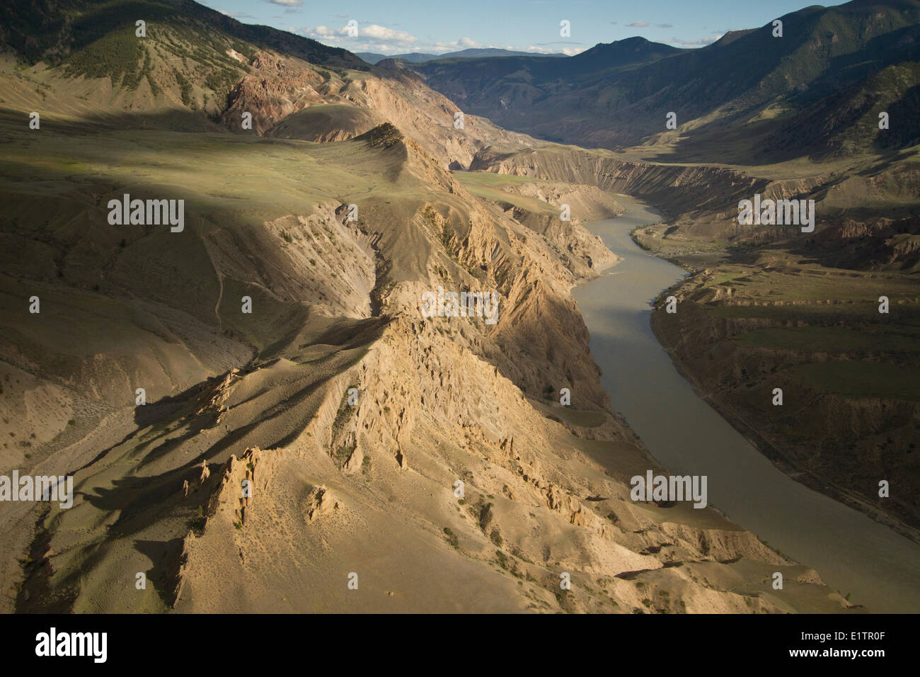 Fraser Canyon, near Big Bar, BC, Canada Stock Photo