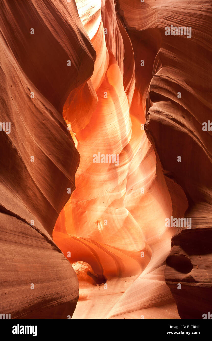 Arizona, Page, Slot Canyons, Upper Antelope Canyon, USA Stock Photo