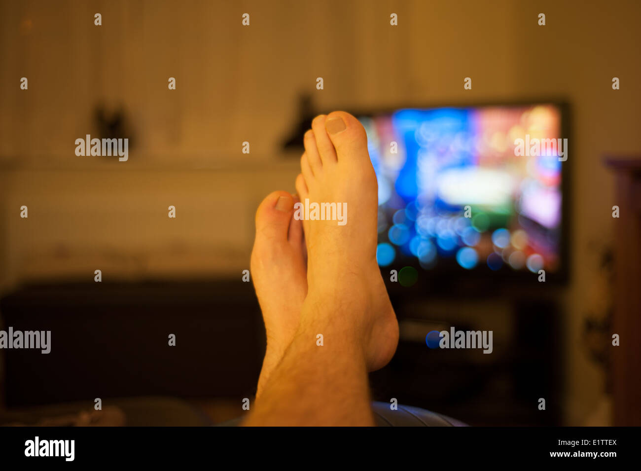 Feet Up Sofa High Resolution Stock Photography and Images Alamy