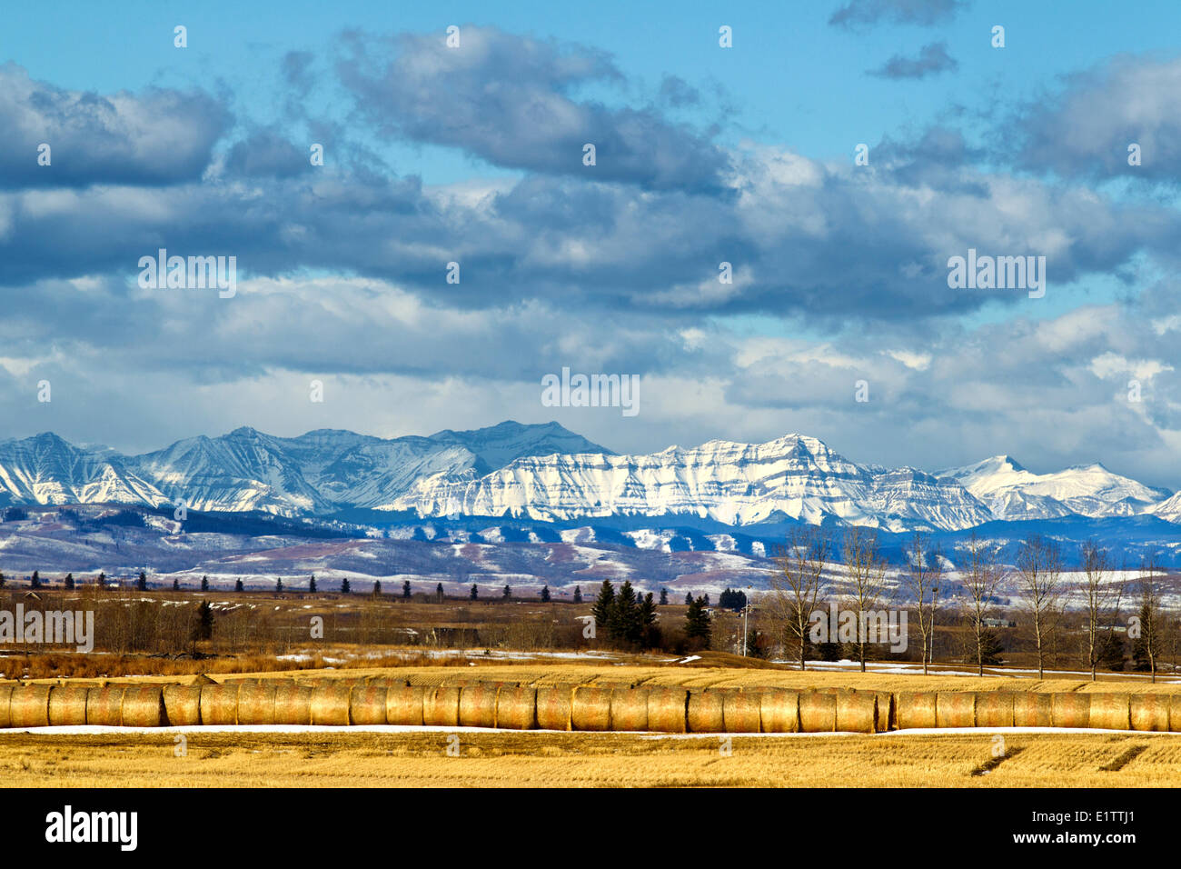 Foot hills, Okotokes, Alberta, Canada Stock Photo