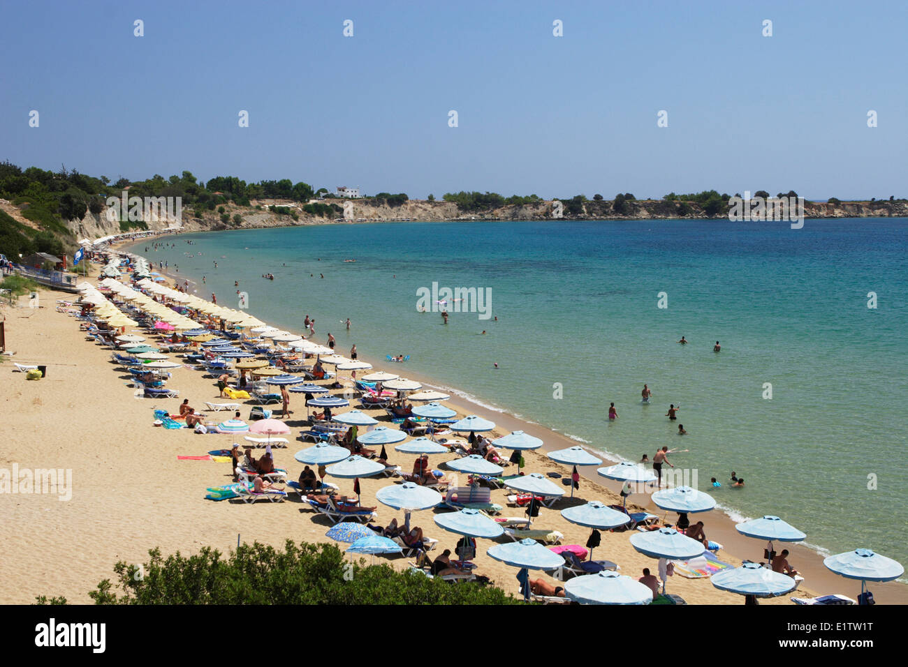 Rhodes Island - Pefki - Lardos Bay - Greece Stock Photo - Alamy