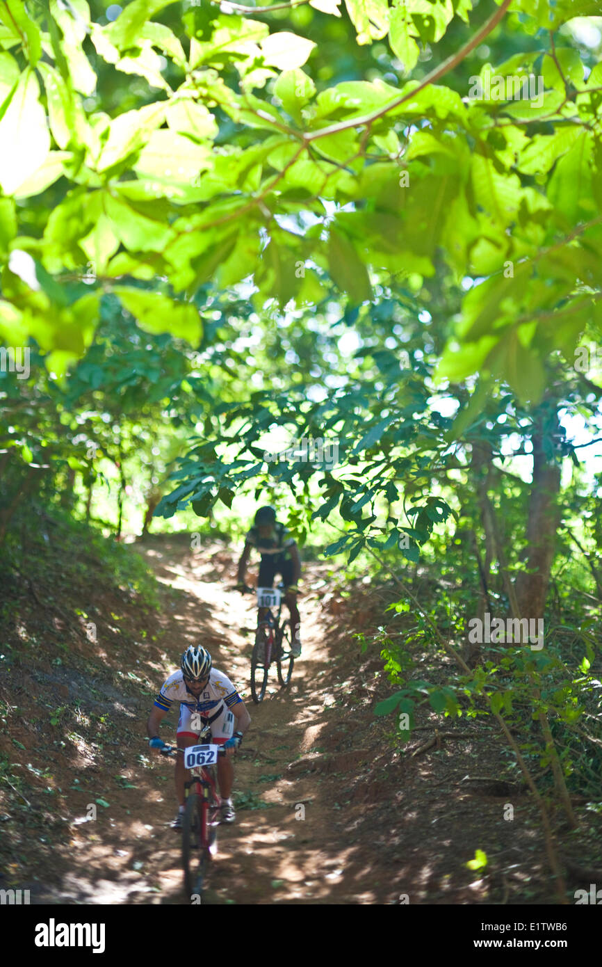 San Juan Howler Mtn Bike Race, San Juan del Sur, Nicaragua Stock Photo