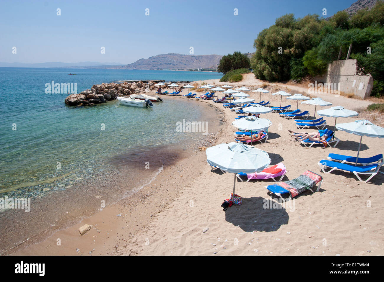 Rhodes Island Pefki Lardos Bay Greece Stock Photo - 
