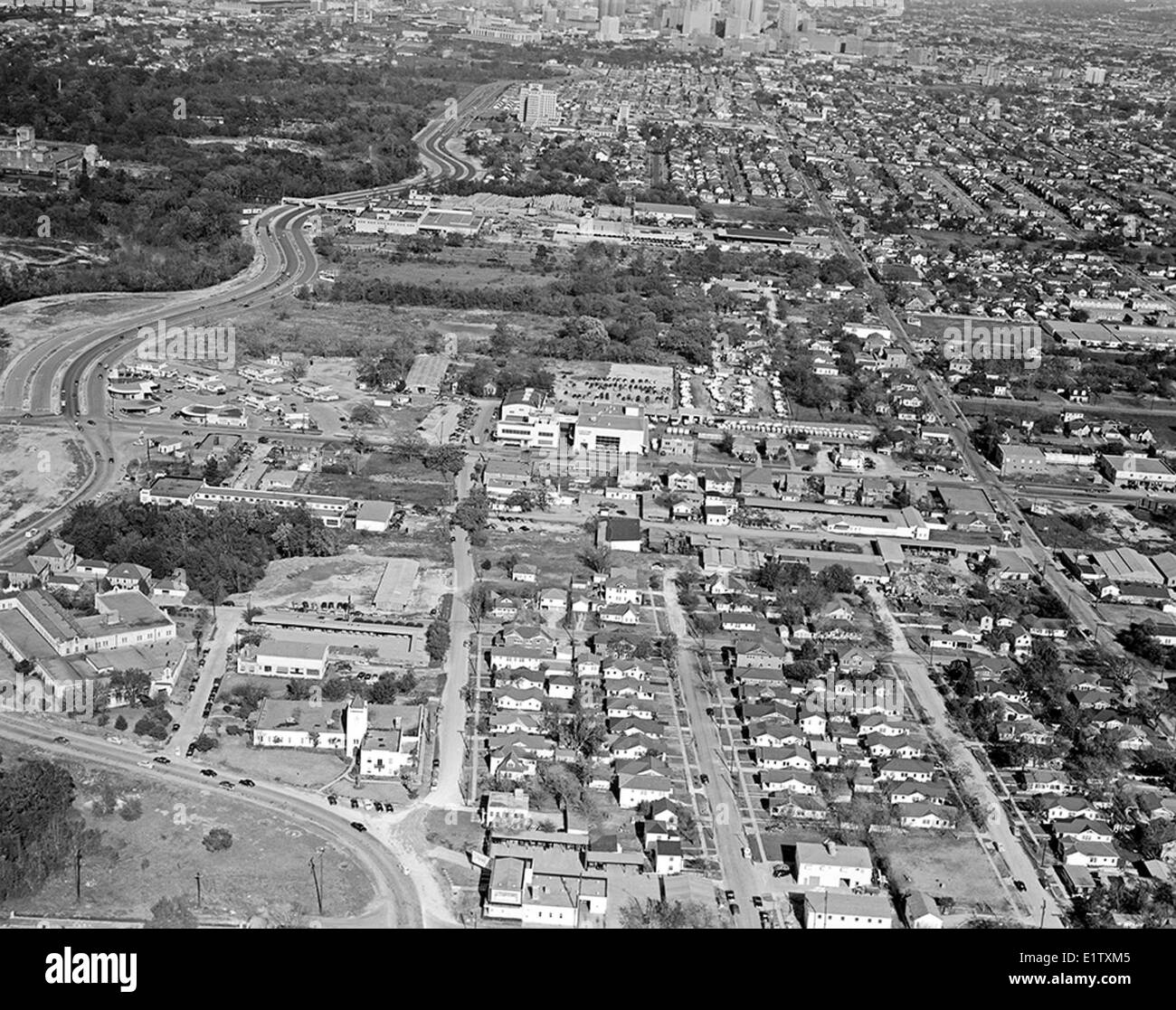 [Aerial View, Houston, Texas] Stock Photo Alamy