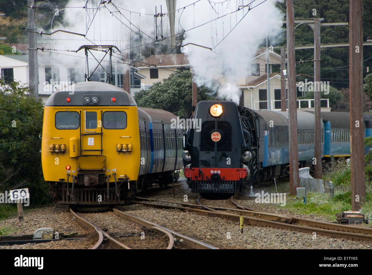 Electric Multiple Unit, suburban passenger train and Ka Class steam