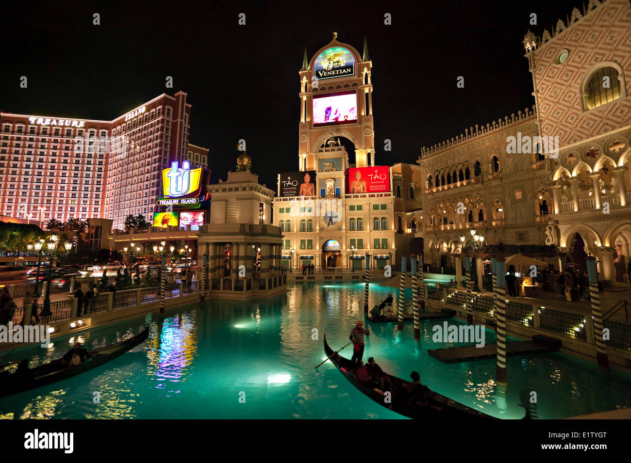 Gondola Ride at the Venetian Hotel and Casino