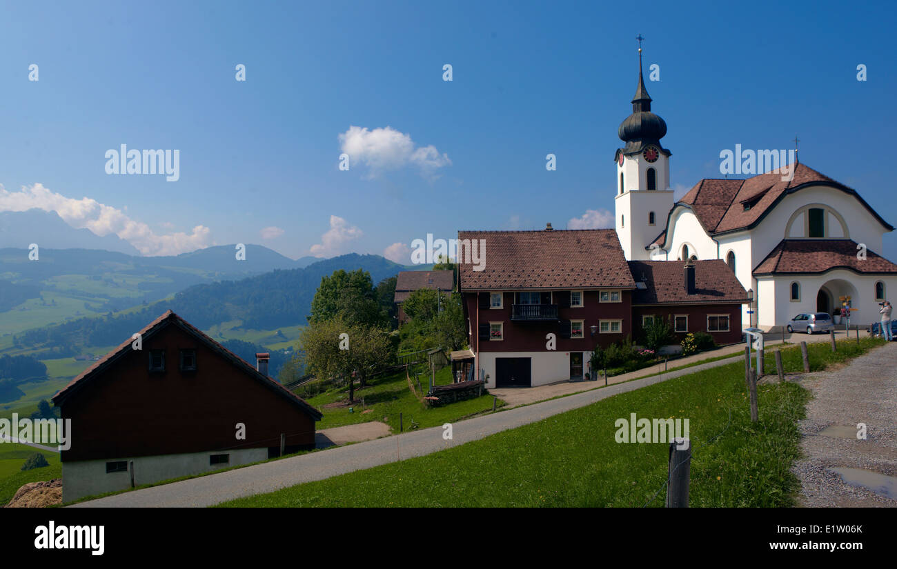 Europe, Switzerland, Appenzell Innerrhoden Canton, Schlatt village, the countryside Stock Photo