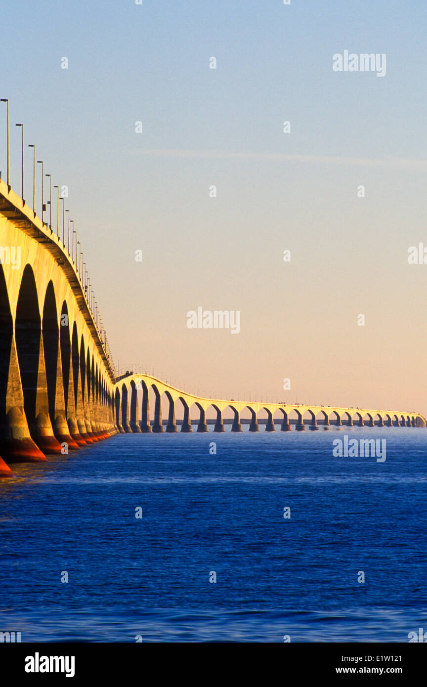 West side of Confederation Bridge, Prince Edward Island, Canada Stock Photo Alamy