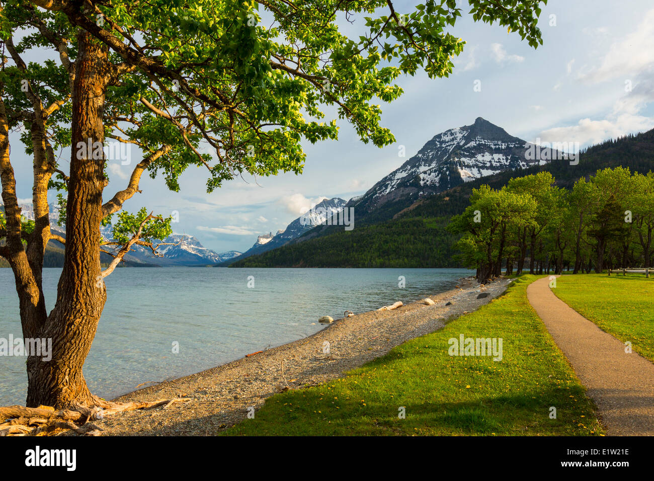 Town of Waterton, Waterton Lake, Waterton Lakes National Park, Alberta